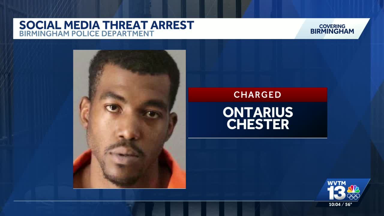 Man arrested for online threat against Birmingham police officer