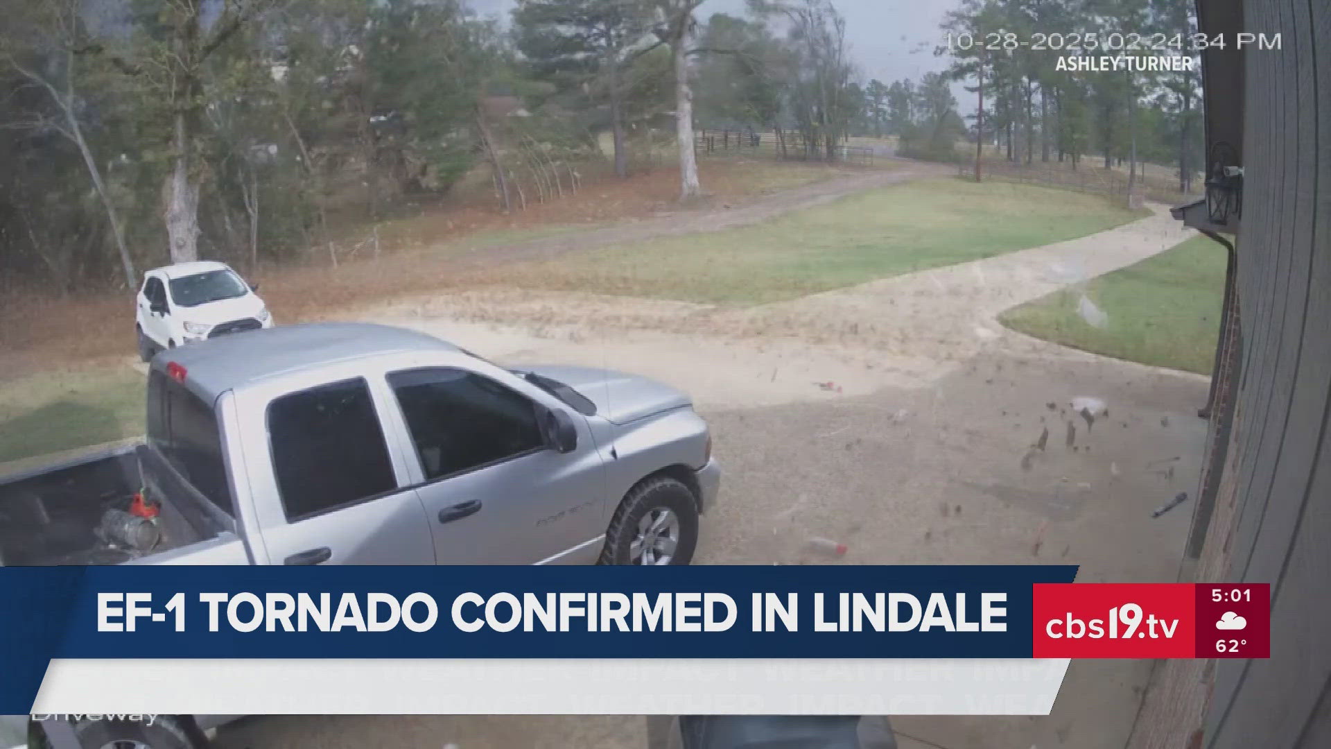 Cleanup underway after EF-1 tornado northeast of Lindale