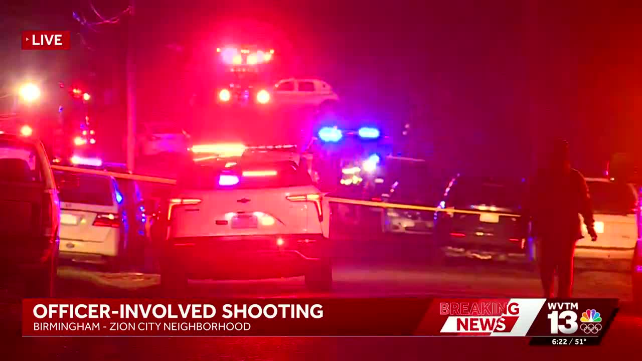 Police investigating shooting involving an officer in East Birmingham