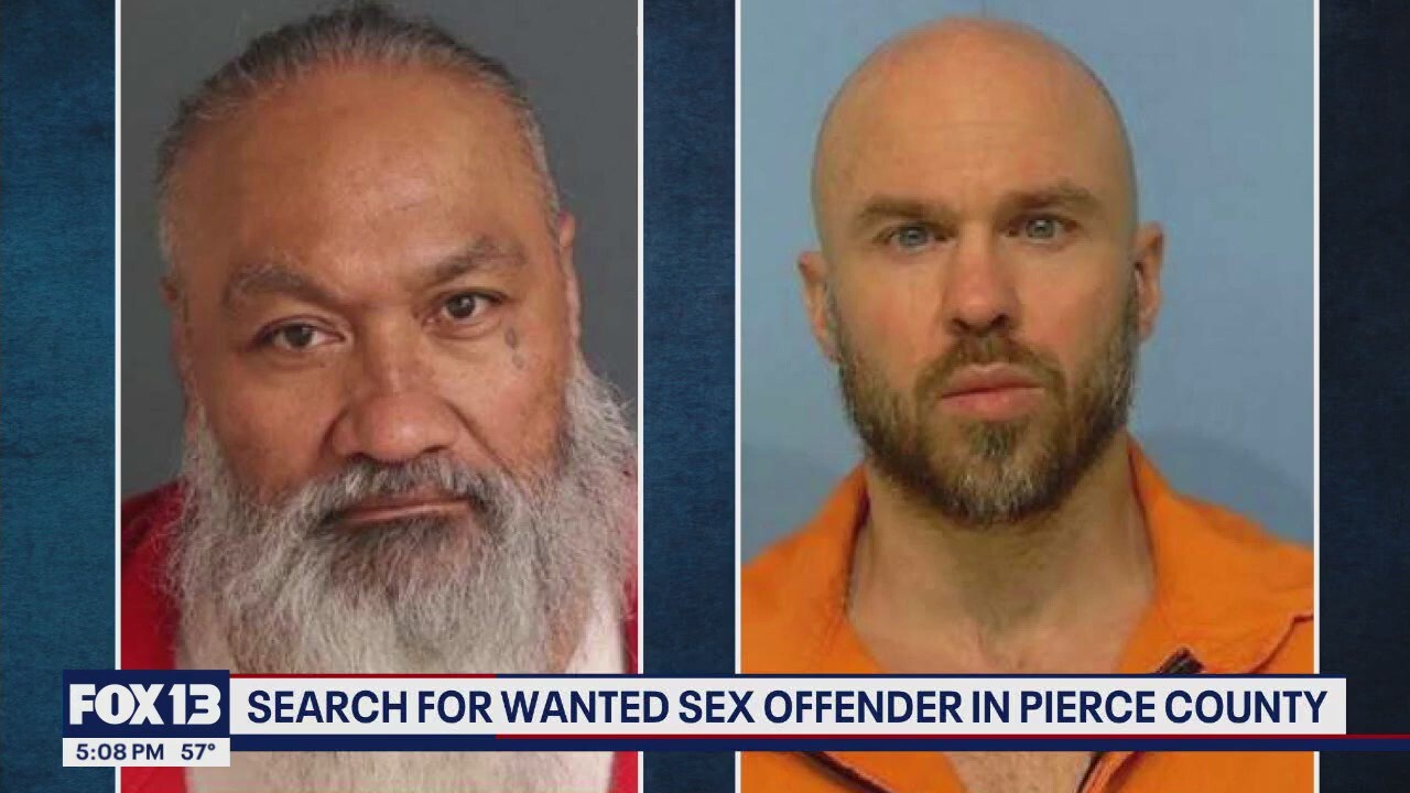 Search for wanted sex offenders in Pierce County