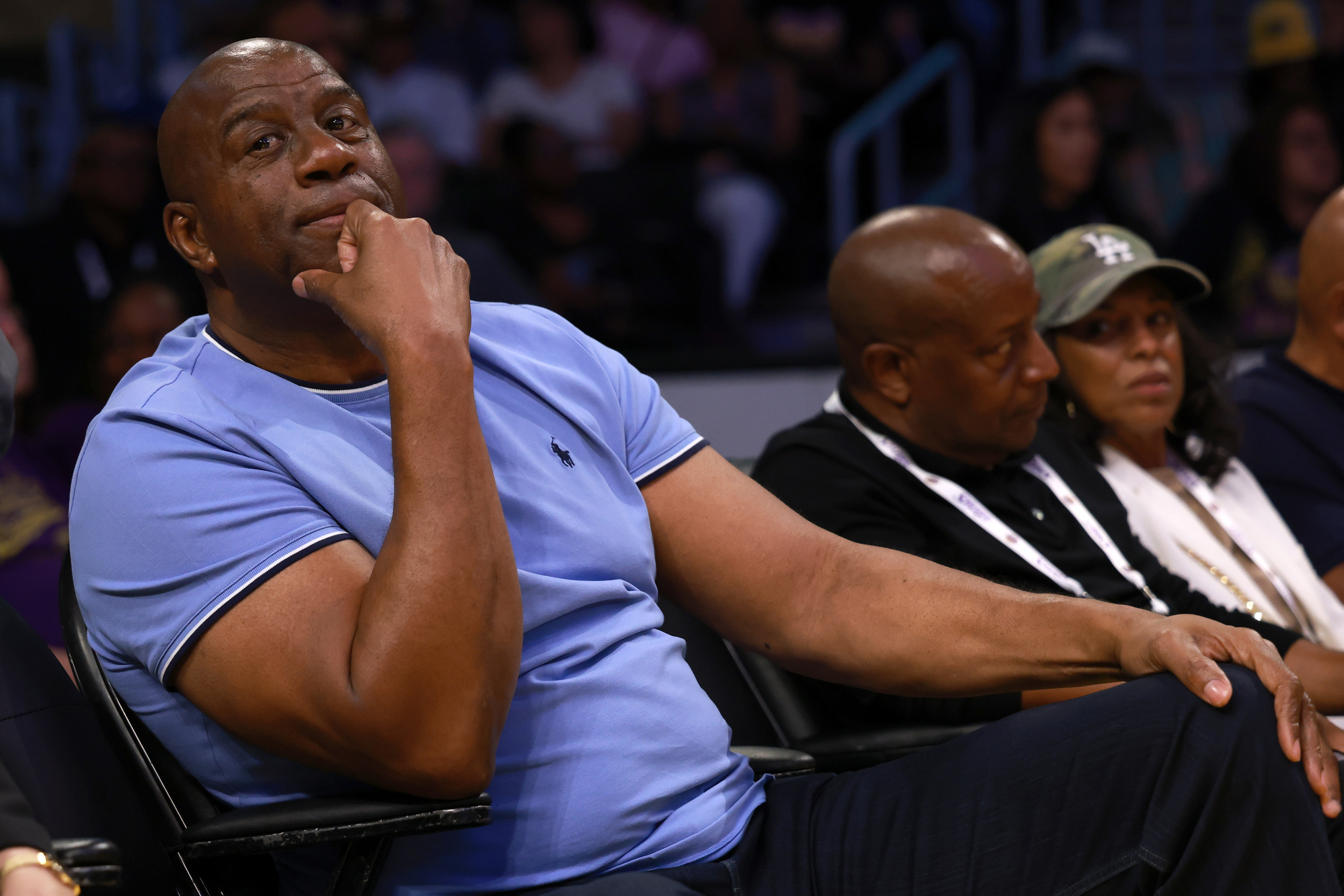 Magic Johnson got all the jokes about his obvious World Series post