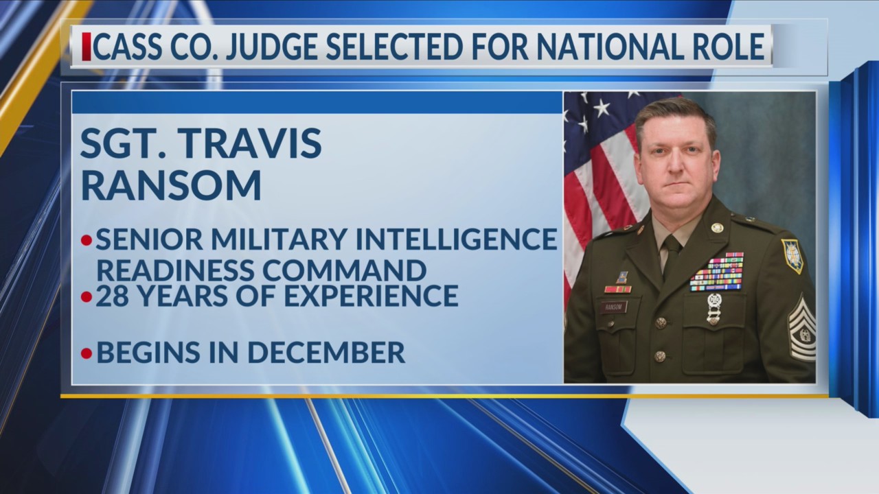 Cass County Judge appointed senior enlisted leader at MIRC