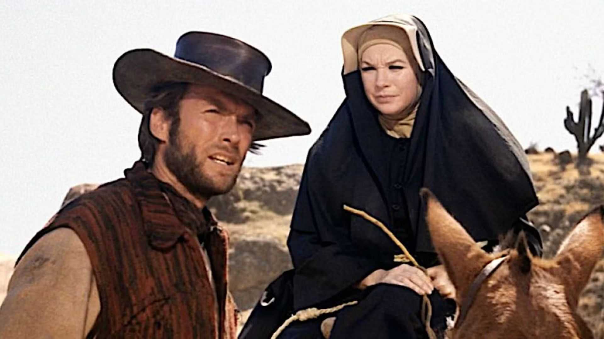 Hogan and Sara in Two Mules for Sister Sara