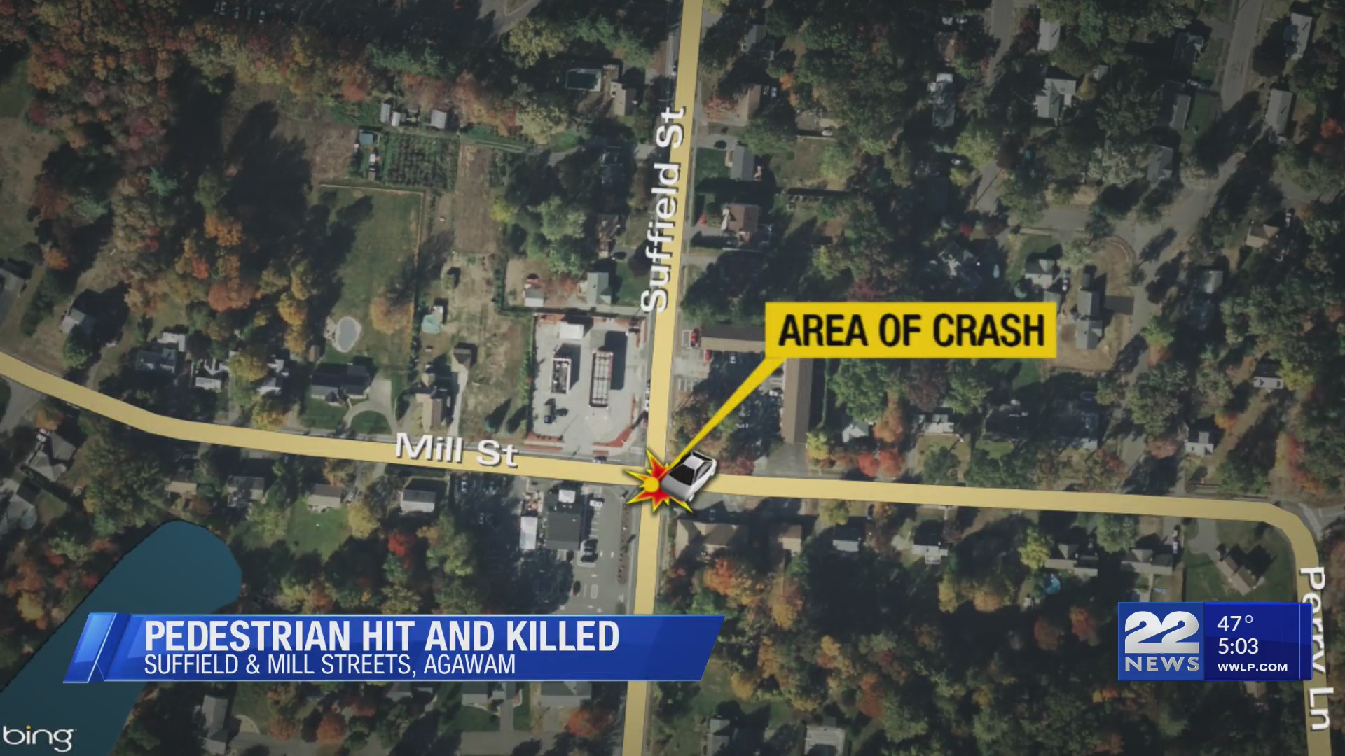 Man dies after being hit by a car in Agawam