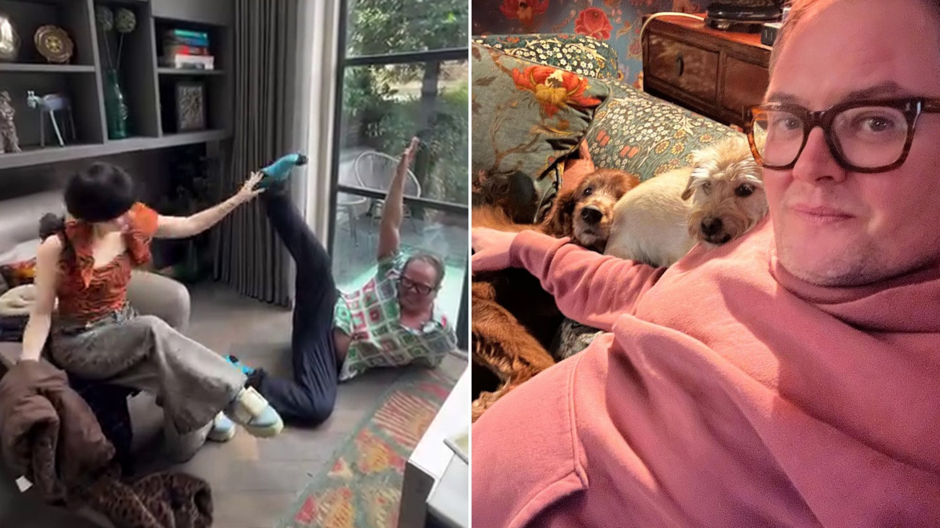 Alan Carr's London luxury home with cocktail bar