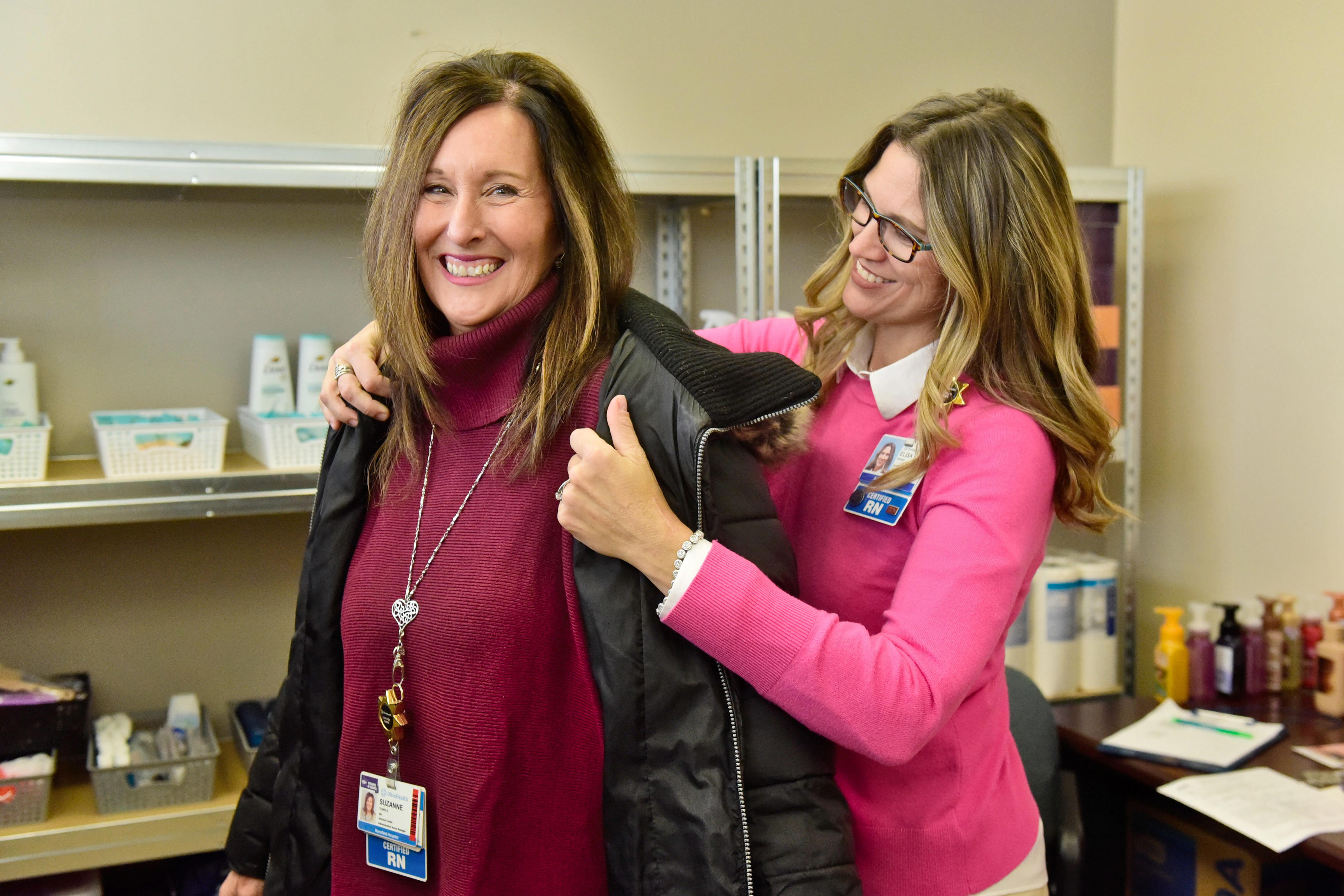 Nurses are collecting warm clothes for cancer patients in Richland County