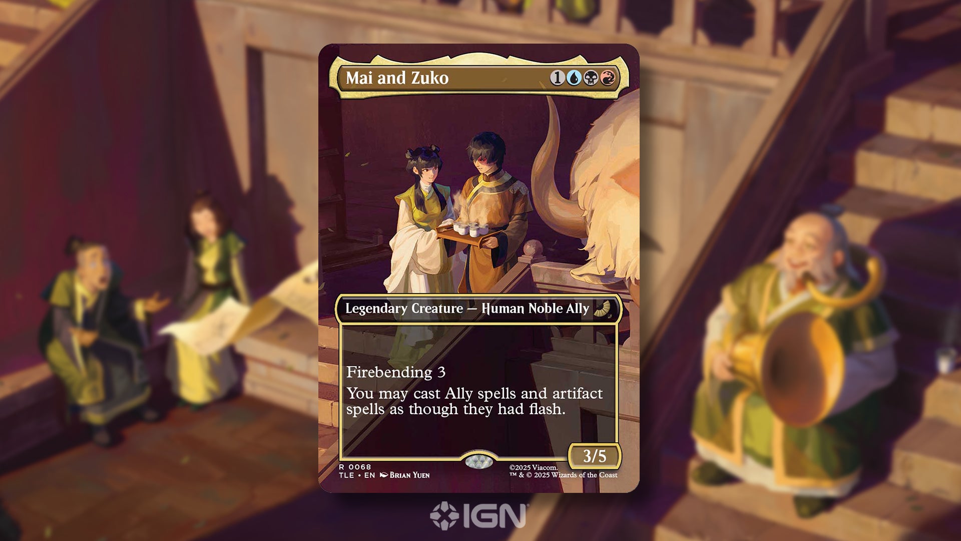 Avatar: The Last Airbender x Magic: The Gathering - Tea Time at the Jasmine  Dragon Scene Box