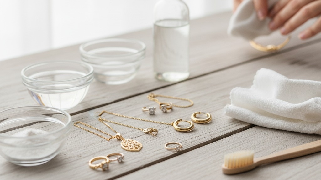 5 simple tricks to clean your gold at home