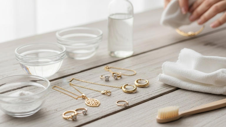 5 simple tricks to clean your gold at home
