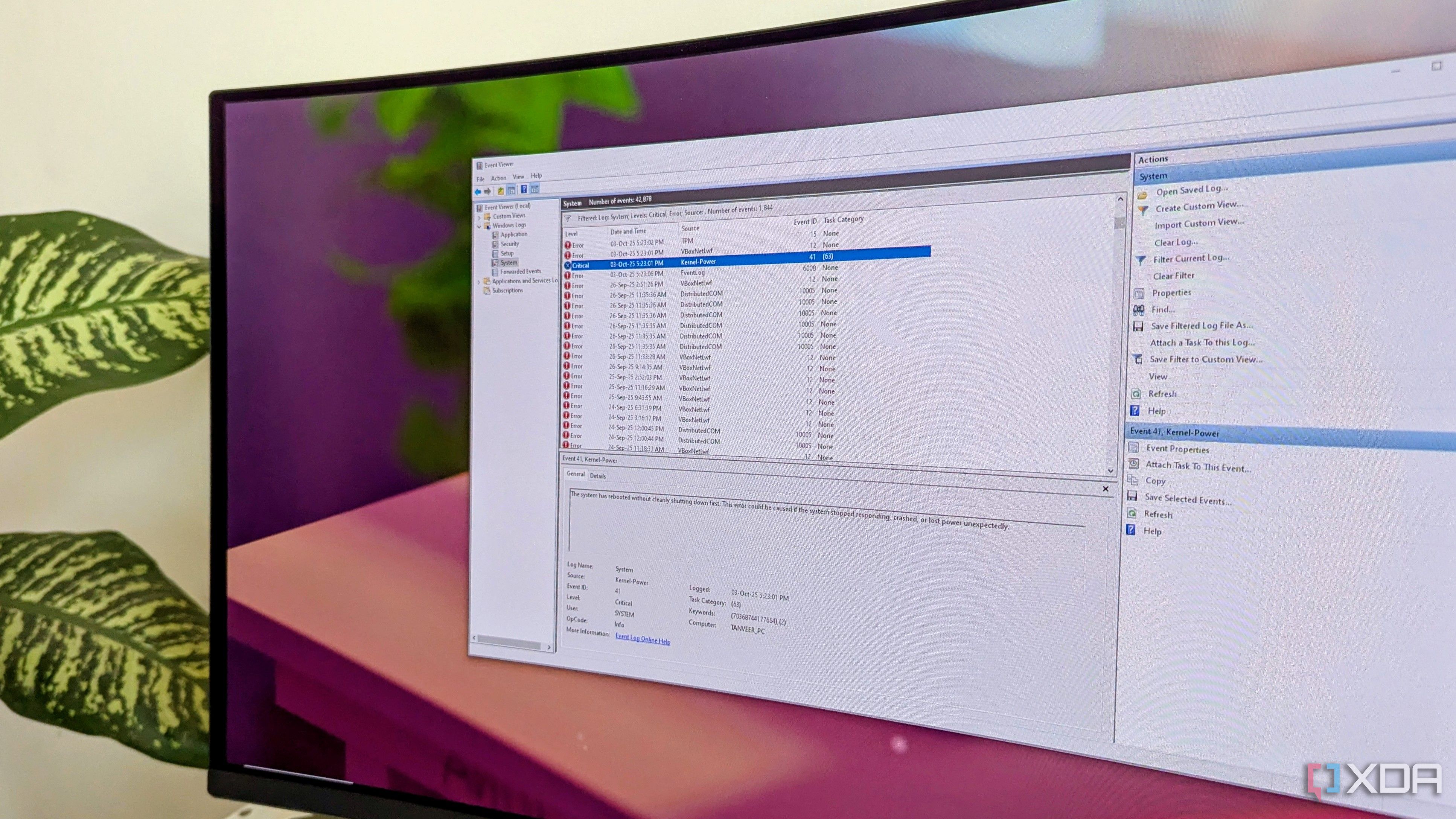 Windows event logs are still the most powerful diagnostic tool on your PC