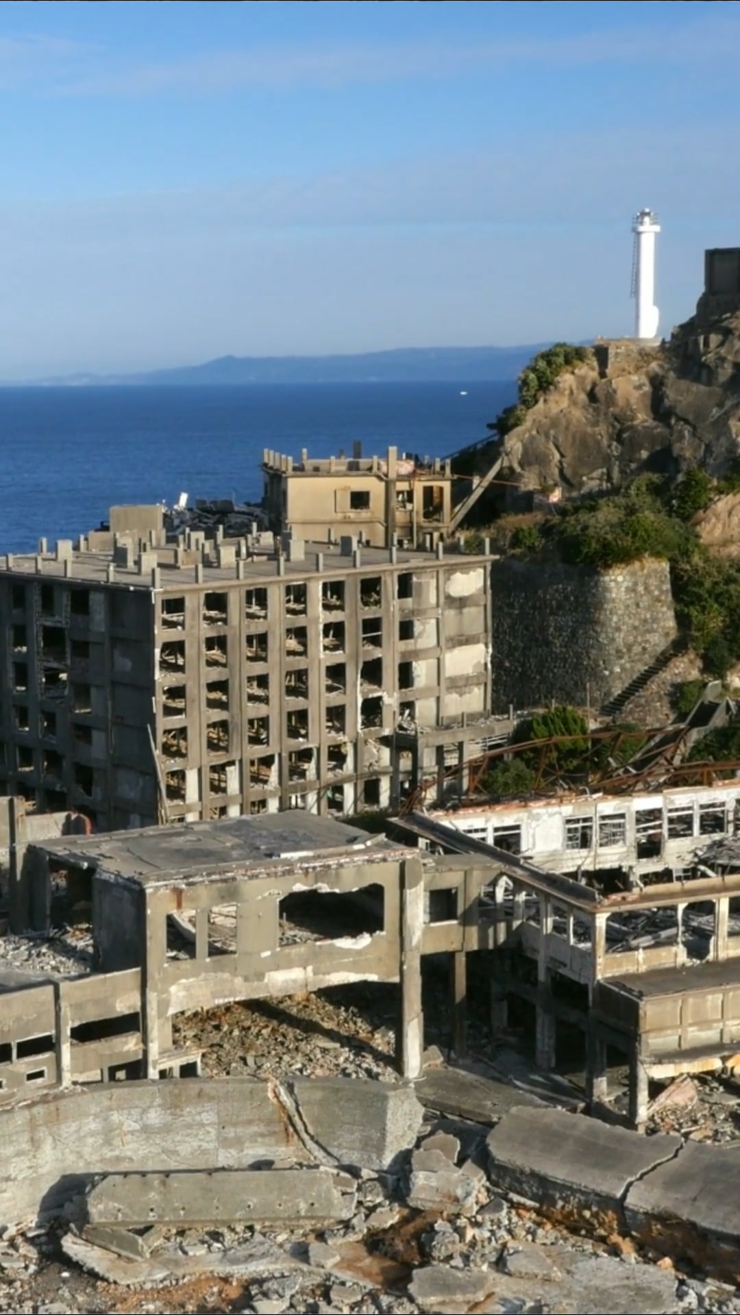 Hashima: Japan's Abandoned Battleship Island Unveiled by Drone.