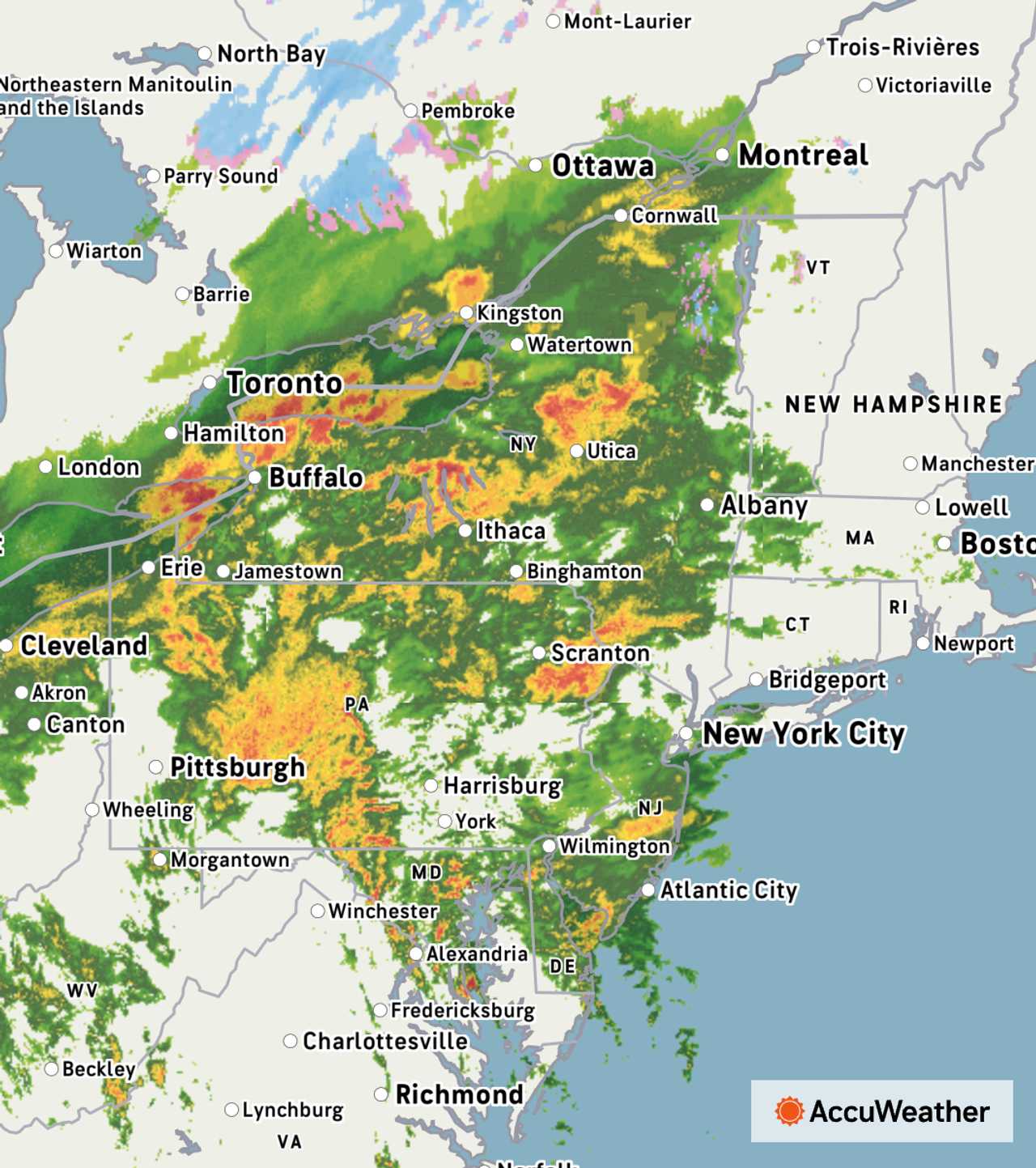 Heavy Rain, Gusty Winds Target Northeast As System Packed With Severe ...