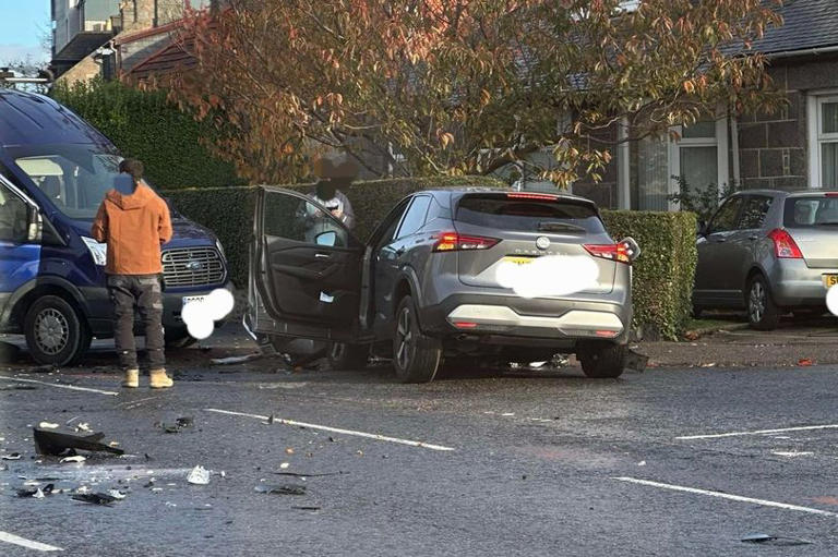 Three rushed to hospital in Aberdeen after horror crash near university