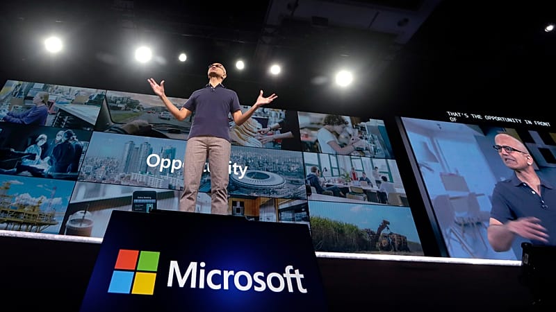 Microsoft exceeds revenue targets and invests €30bn in AI