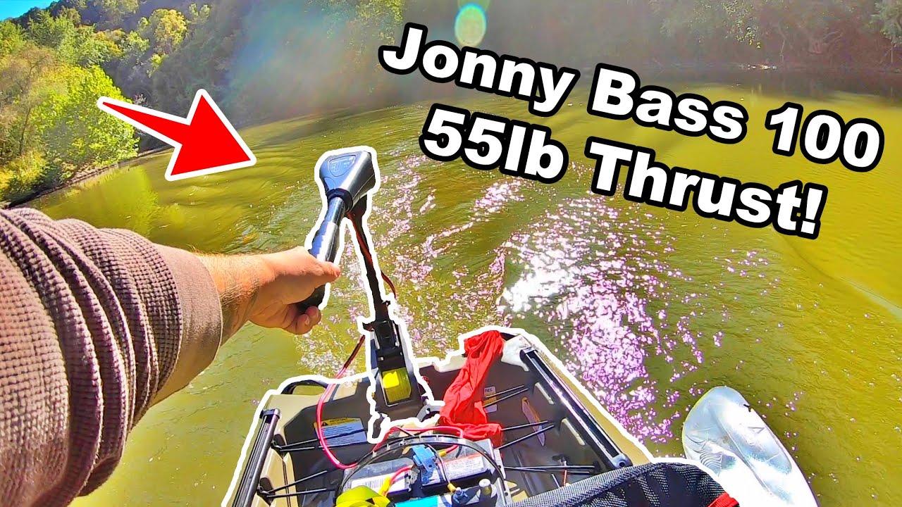Kayak fishing setup - Jonny Boats Bass 100 goes full electric
