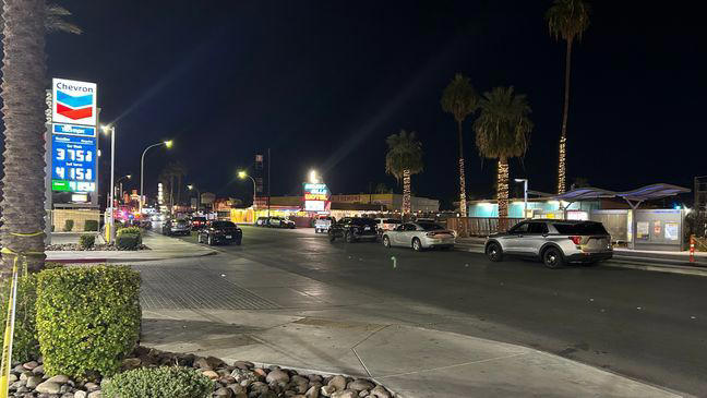 Police investigate deadly shooting outside downtown Las Vegas motel