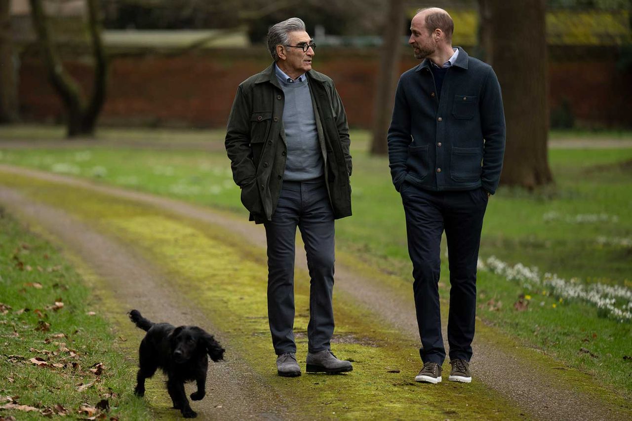 Eugene Levy and Prince William on The Reluctant Traveler