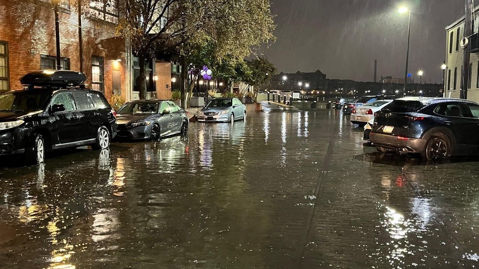 PHOTOS: Heavy rain and winds cause flooding throughout Maryland