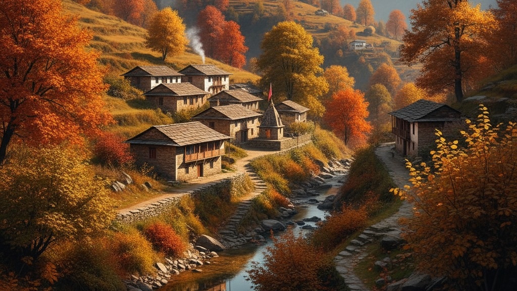 Hidden autumn villages in Uttarakhand that turn into a painter's dream