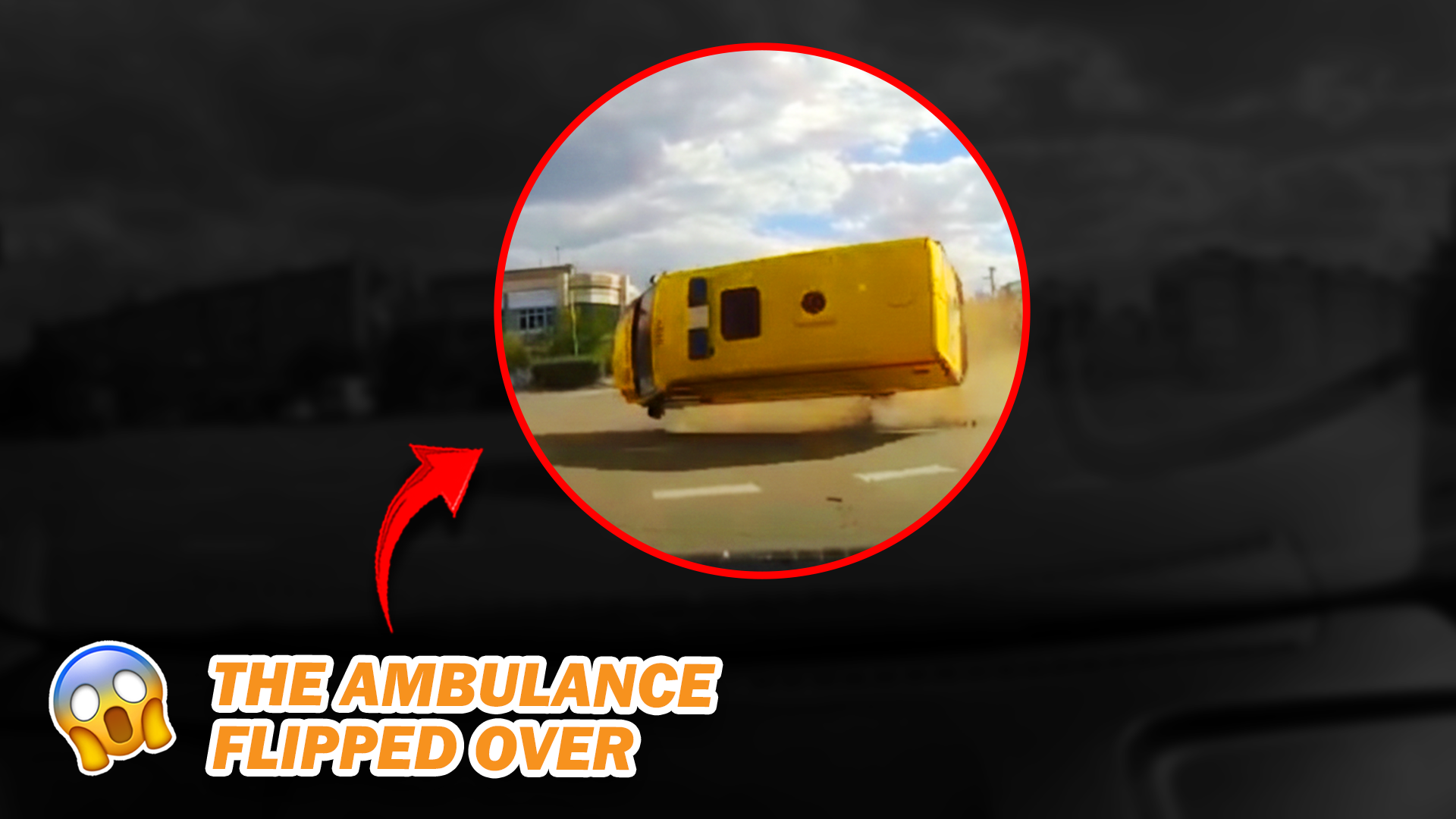 Crash Leading to a Flip Caught on Camera