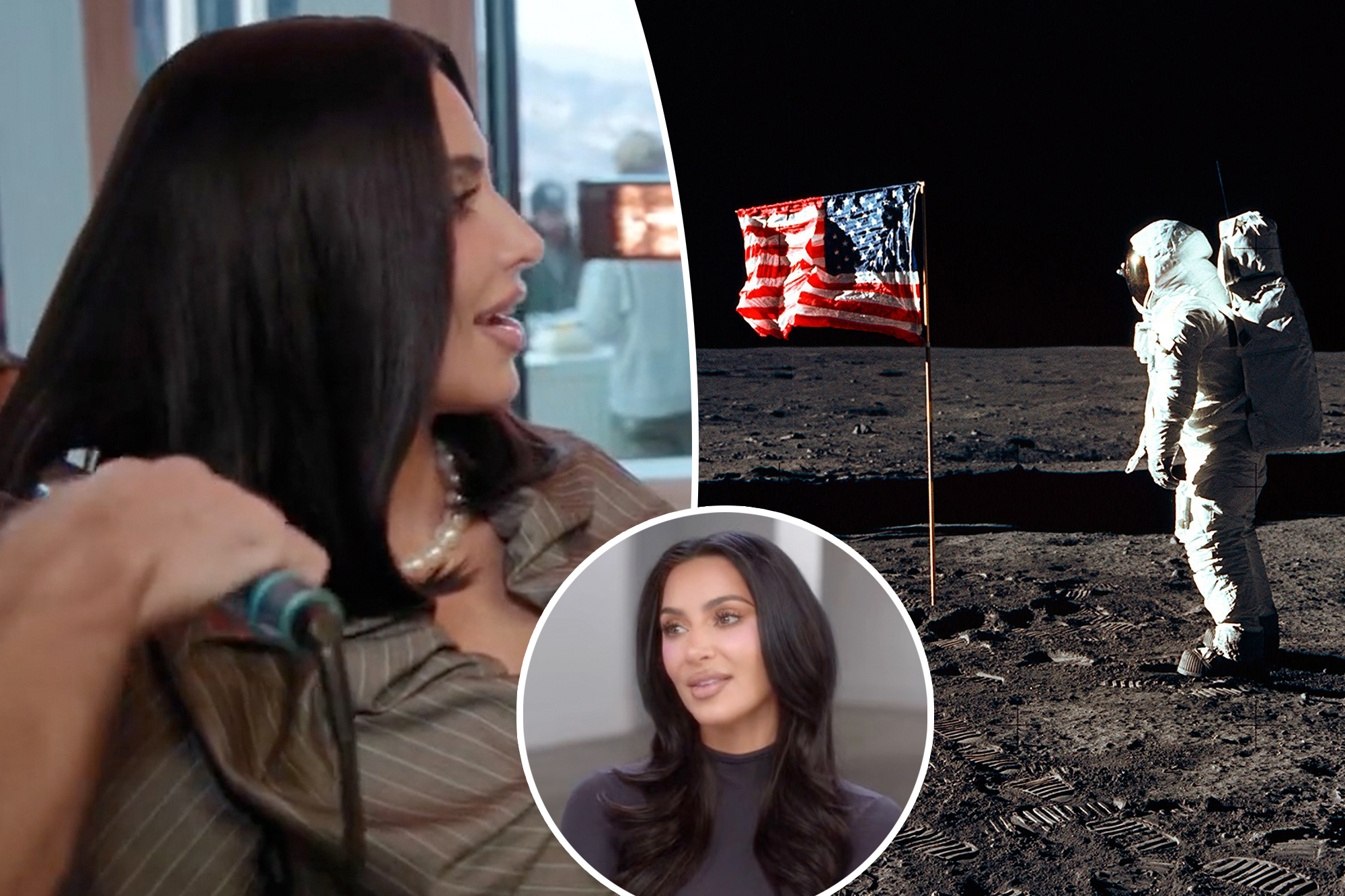 Kim Kardashian endorses conspiracy theory about 1969 moon landing: ‘I think it was fake’