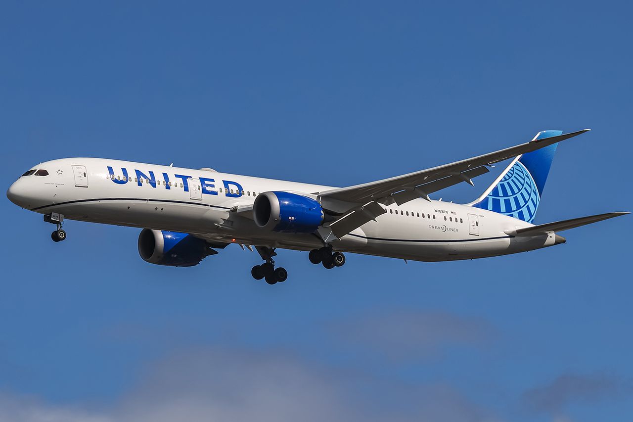 United Airlines Boeing 787-9 Dreamliner aircraft