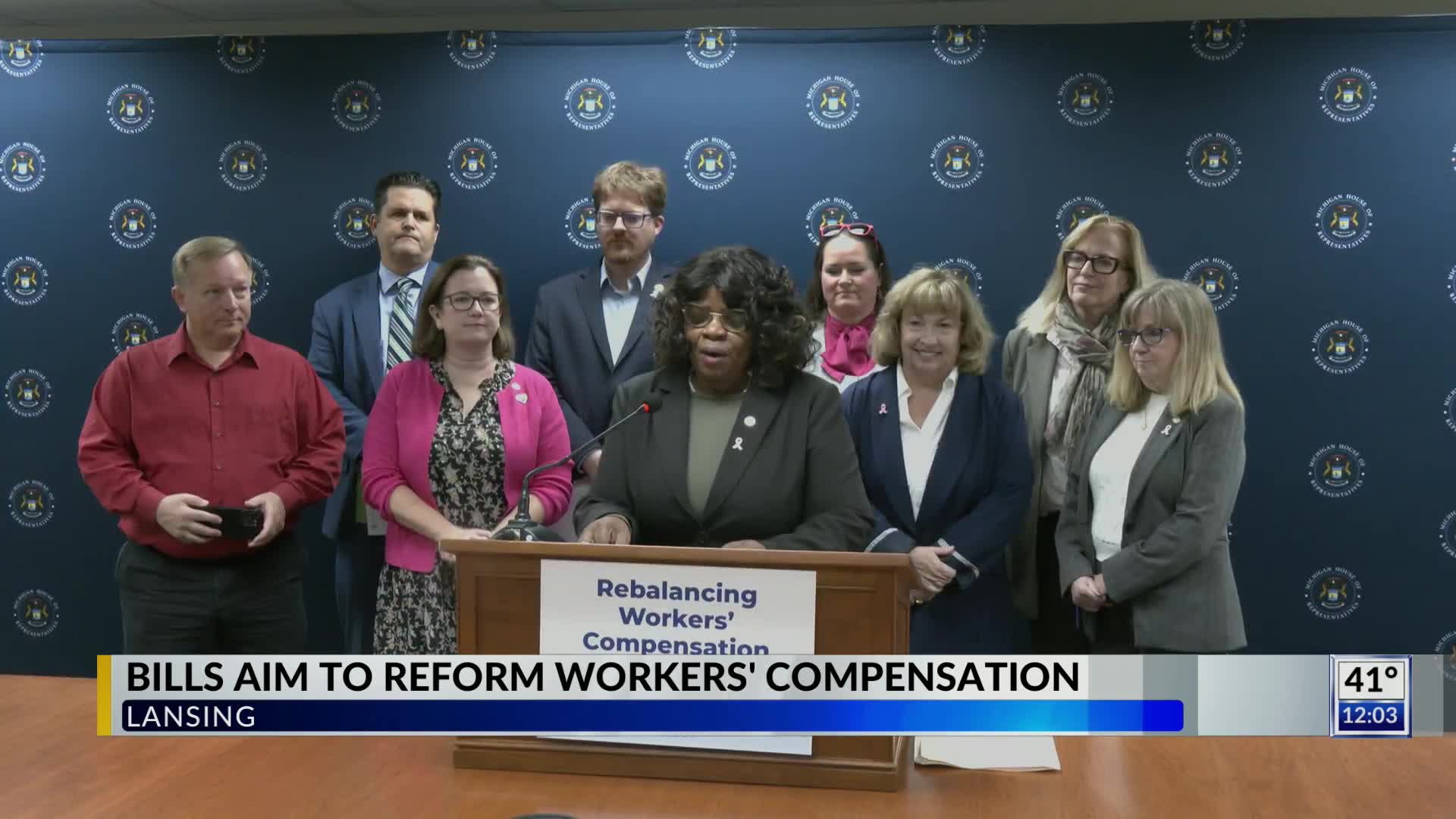 Michigan Labor Caucus unveils workers' compensation reform bill