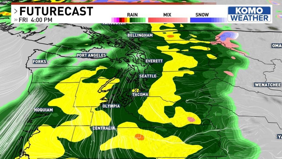 Next atmospheric river points at western Washington on Friday, Saturday