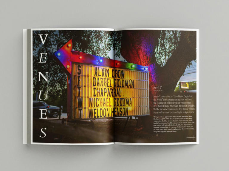 Austin music scene field guide book out now, proceeds going right back ...