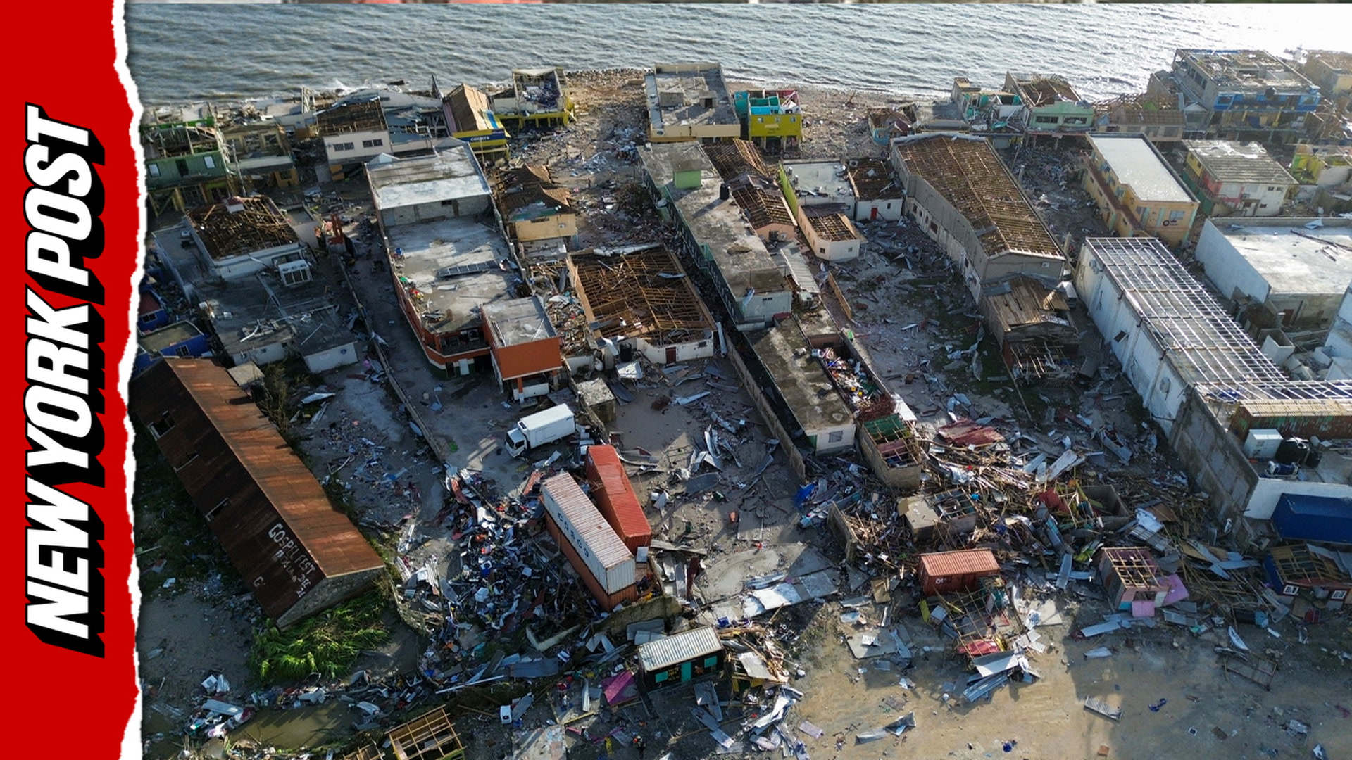 Aerial footage shows absolute devastation in Black River, Jamaica after ...