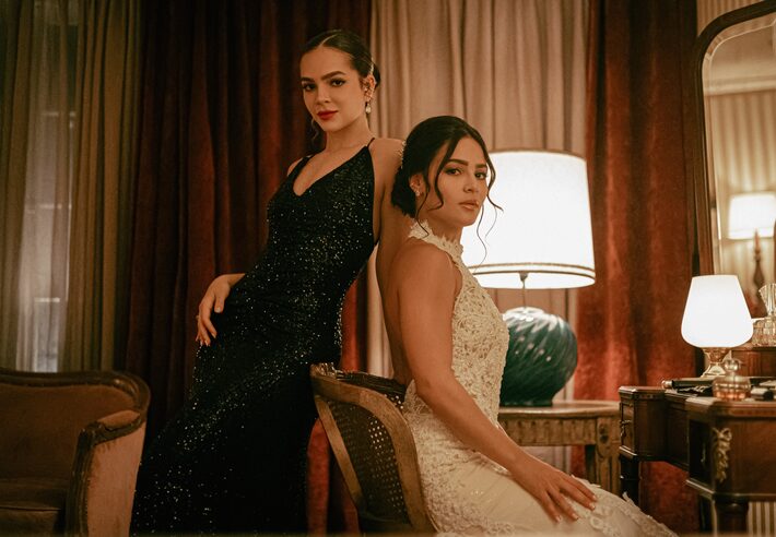 Em 'Os Donos do Jogo', Mel Maia e Giullia Bascacio são as irmãs Mirna e Suzana. Elas lutam pela herança deixada pelo pai Foto: Marcos Serra Lima/Netflix