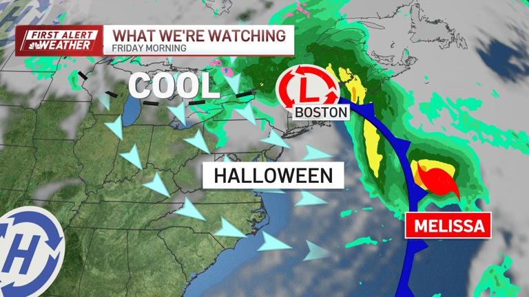 First Alert: Wet, windy weather expected to linger into Halloween (live ...