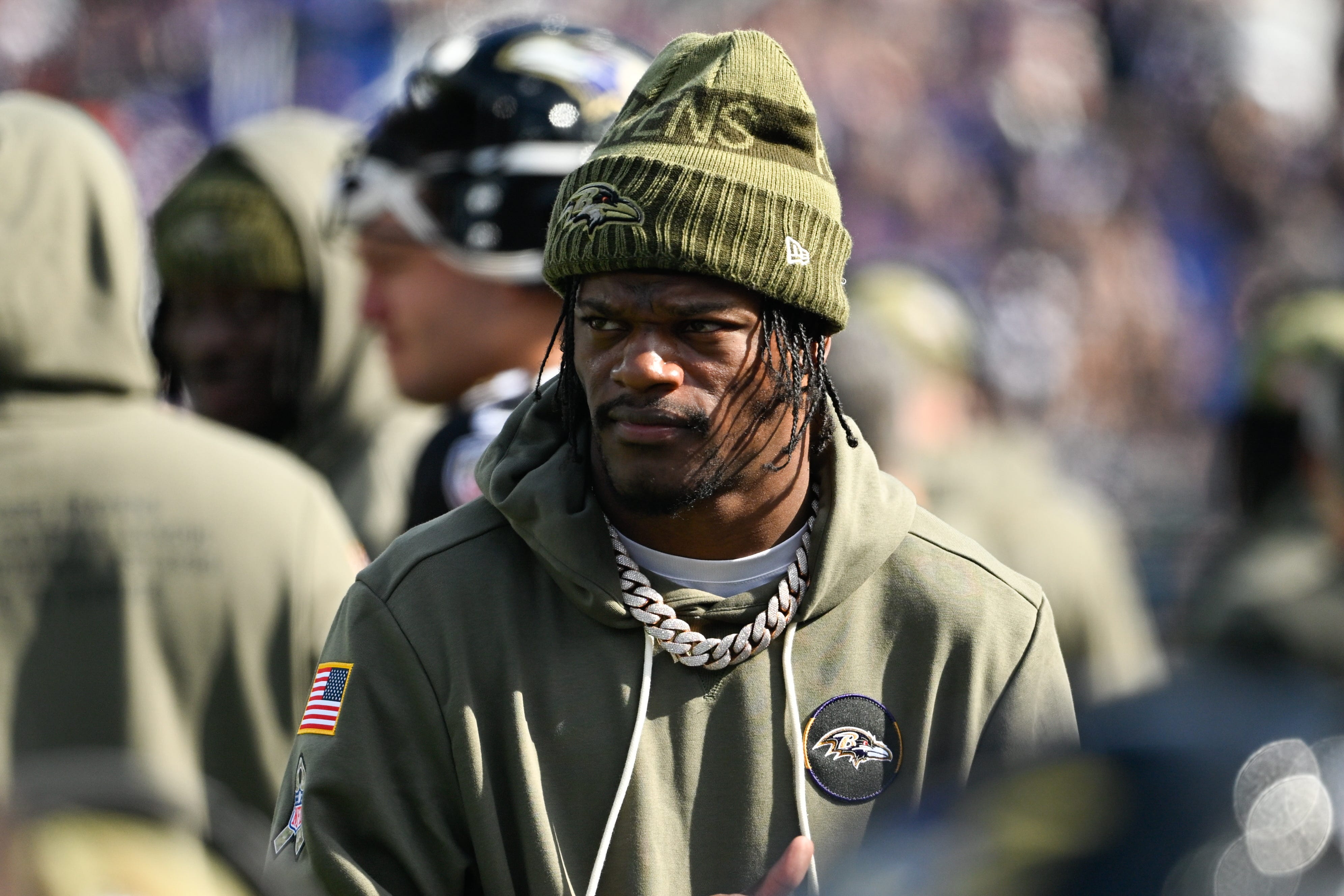Is Lamar Jackson playing tonight vs. Dolphins?