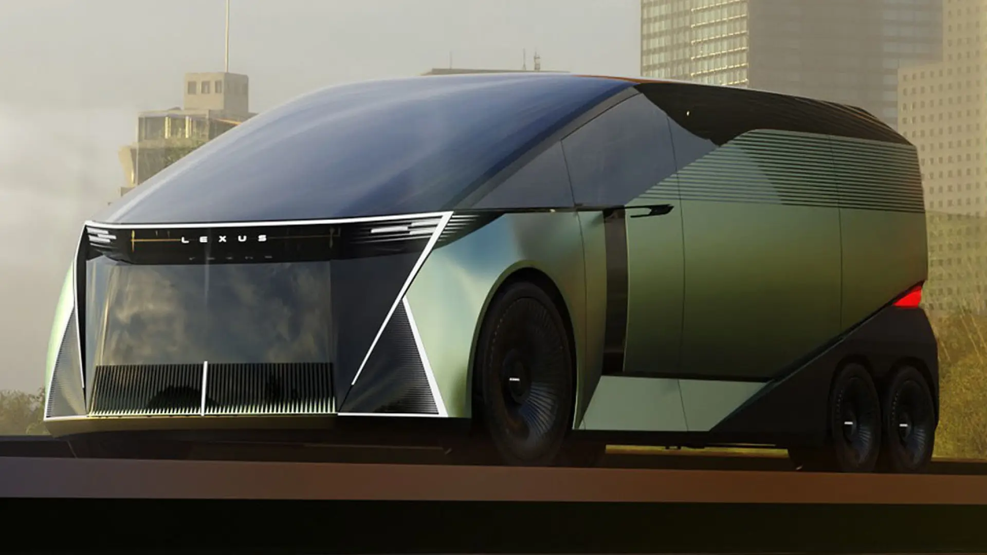 El LS Concept de Lexus emociona con sus seis ruedas y un habitáculo ...