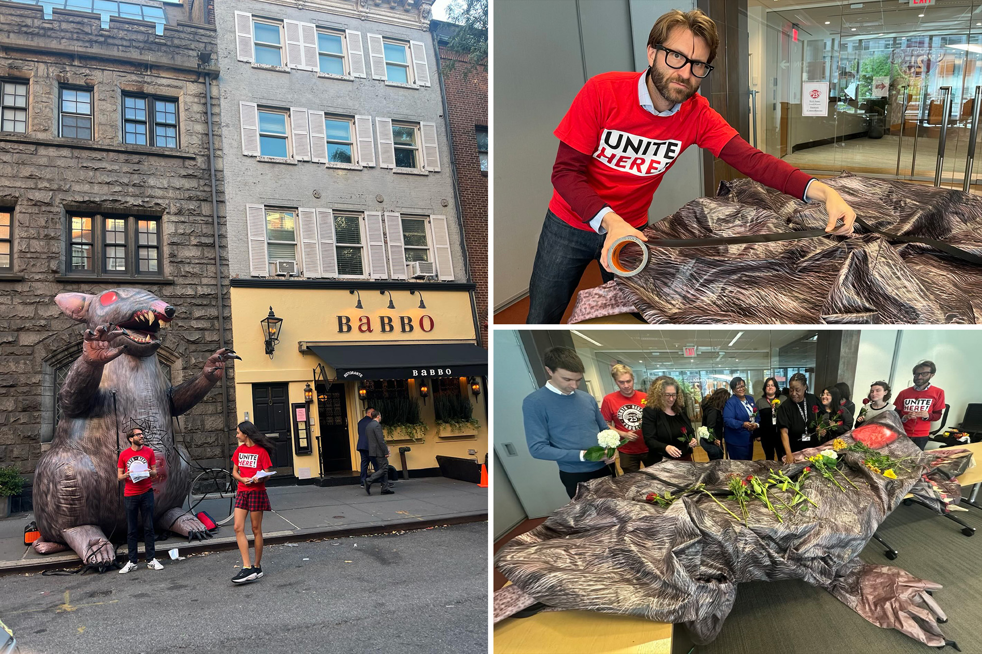 ‘Scabby the Rat’ mascot gets patched up after NYC slashing — and ...
