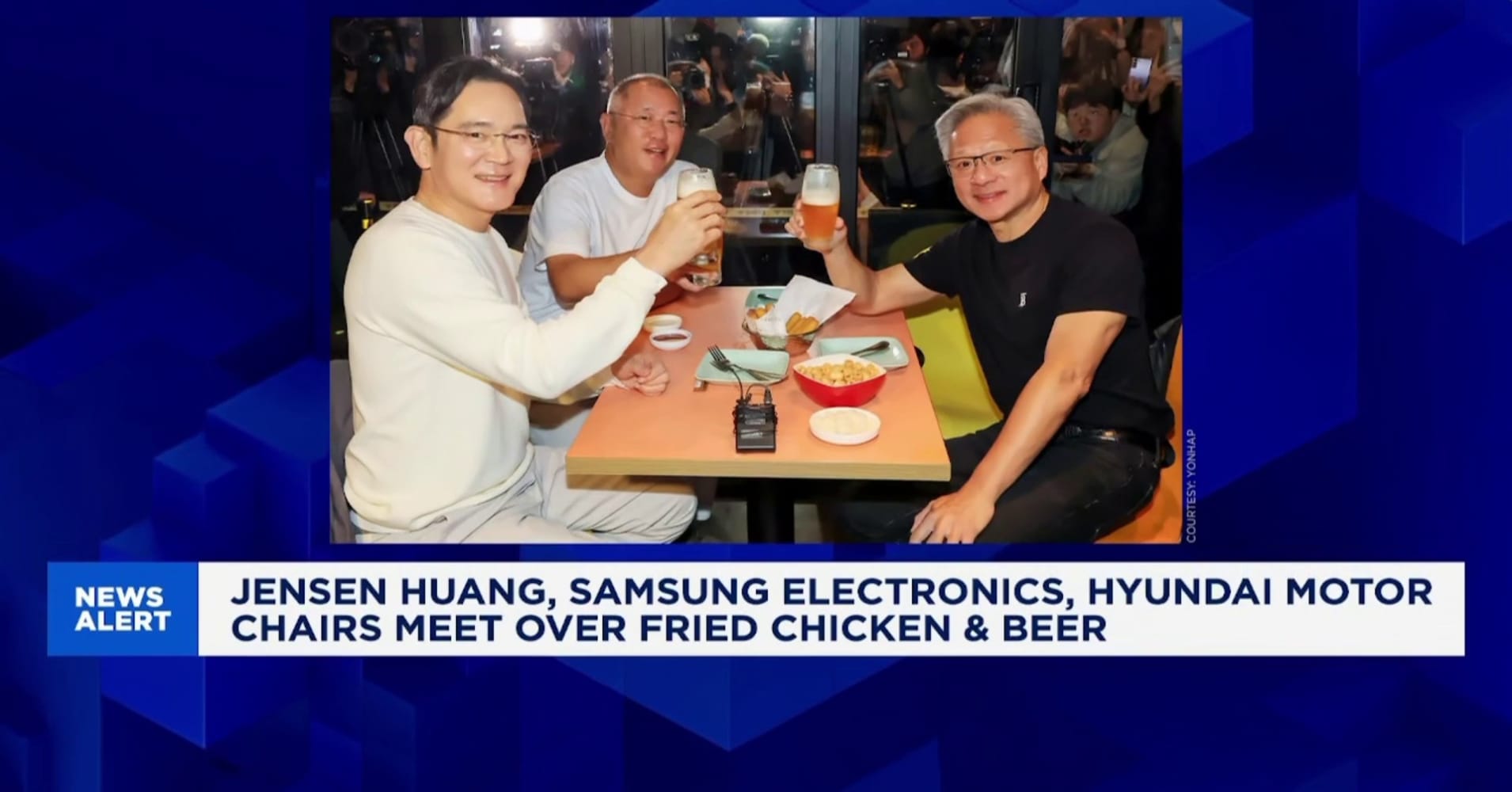 Night out in Seoul: Nvidia, Samsung, and Hyundai bosses bond over fried ...