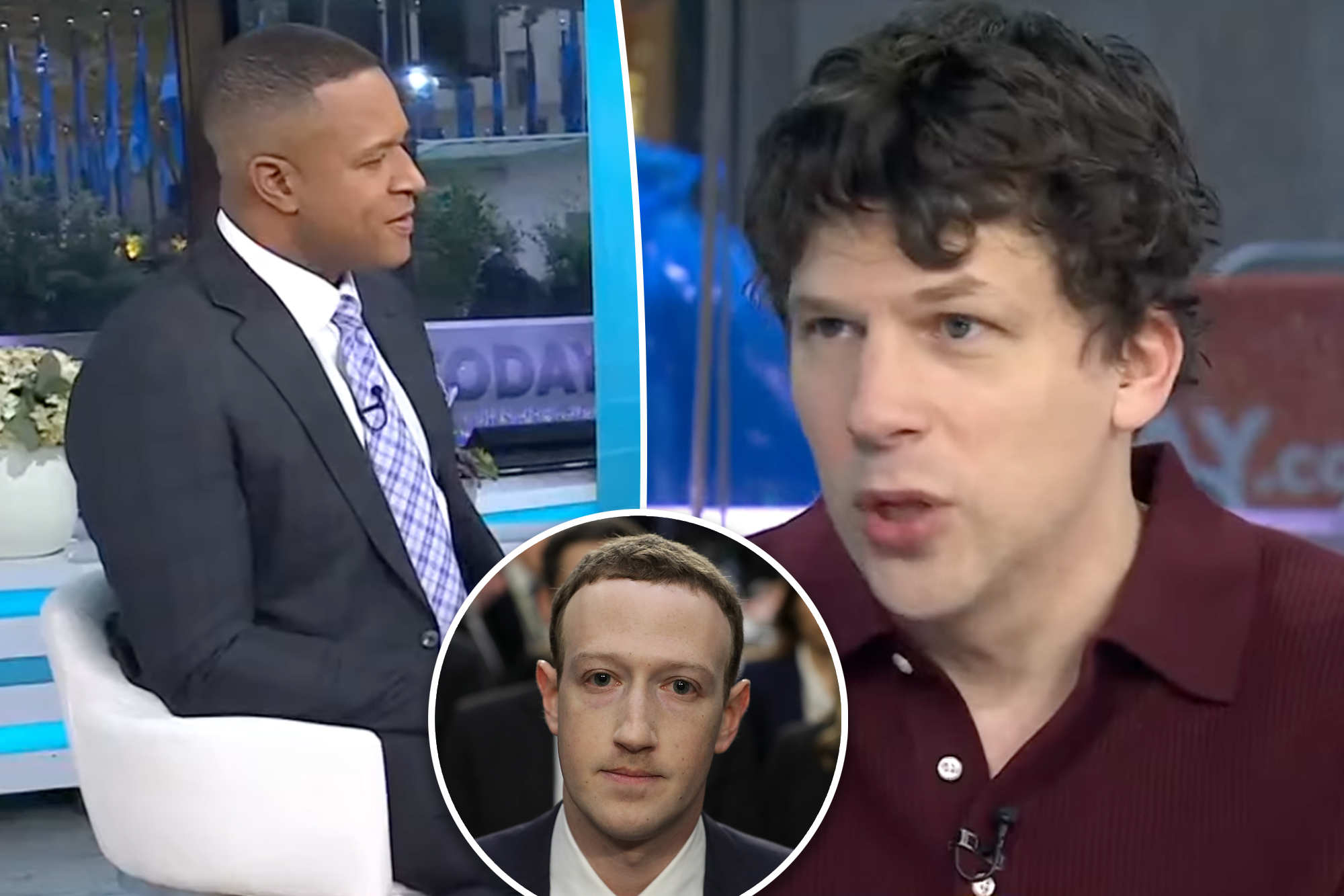 Jesse Eisenberg, ‘Today’ host Craig Melvin have awkward exchange over ...