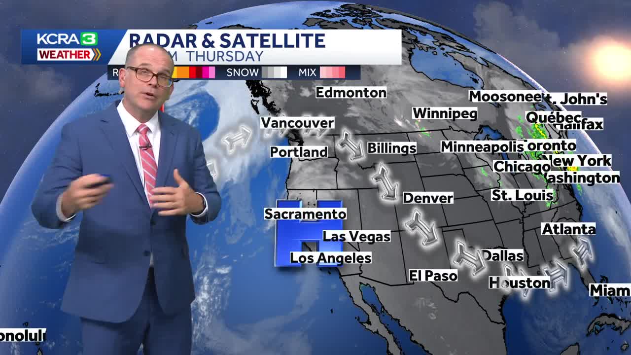 NorCal forecast: Warm & dry for now. Rain chances increasing next week.