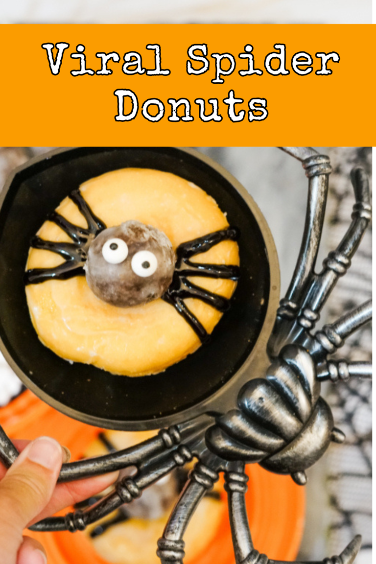 Viral Spider Donuts Dunkin' DIY Recipe Copycat Recipe