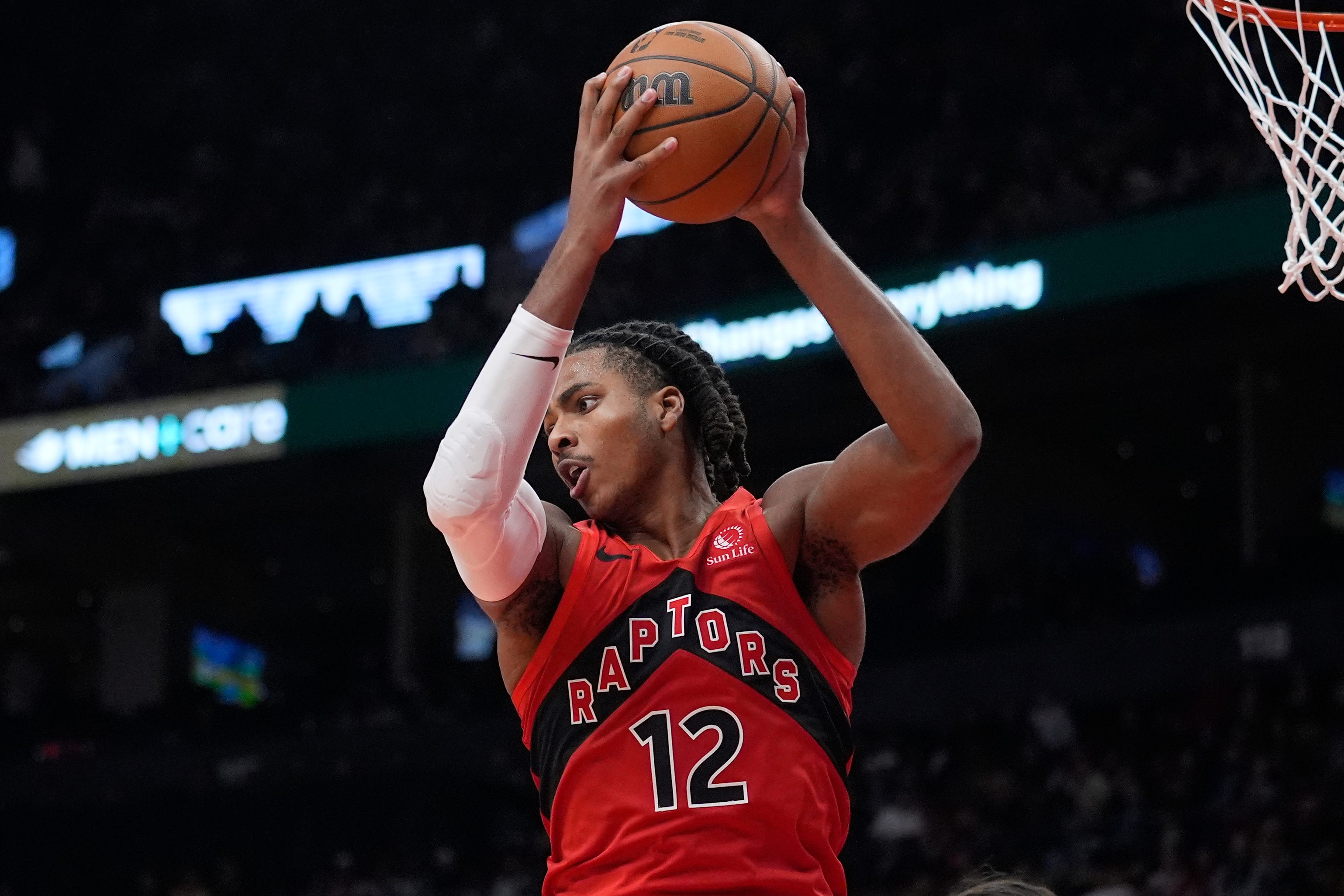 Raptors' Collin Murray-Boyles marveled at the strength of Steven Adams
