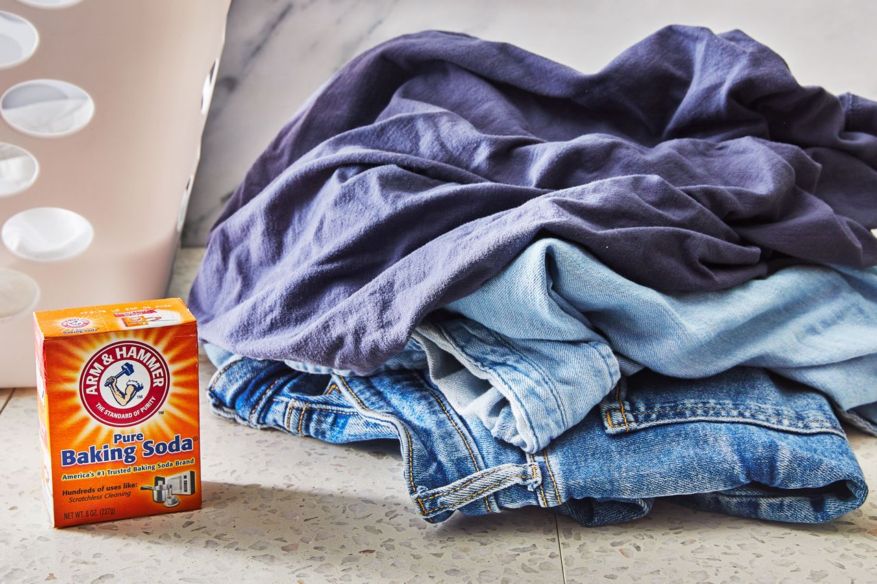 laundry with baking soda