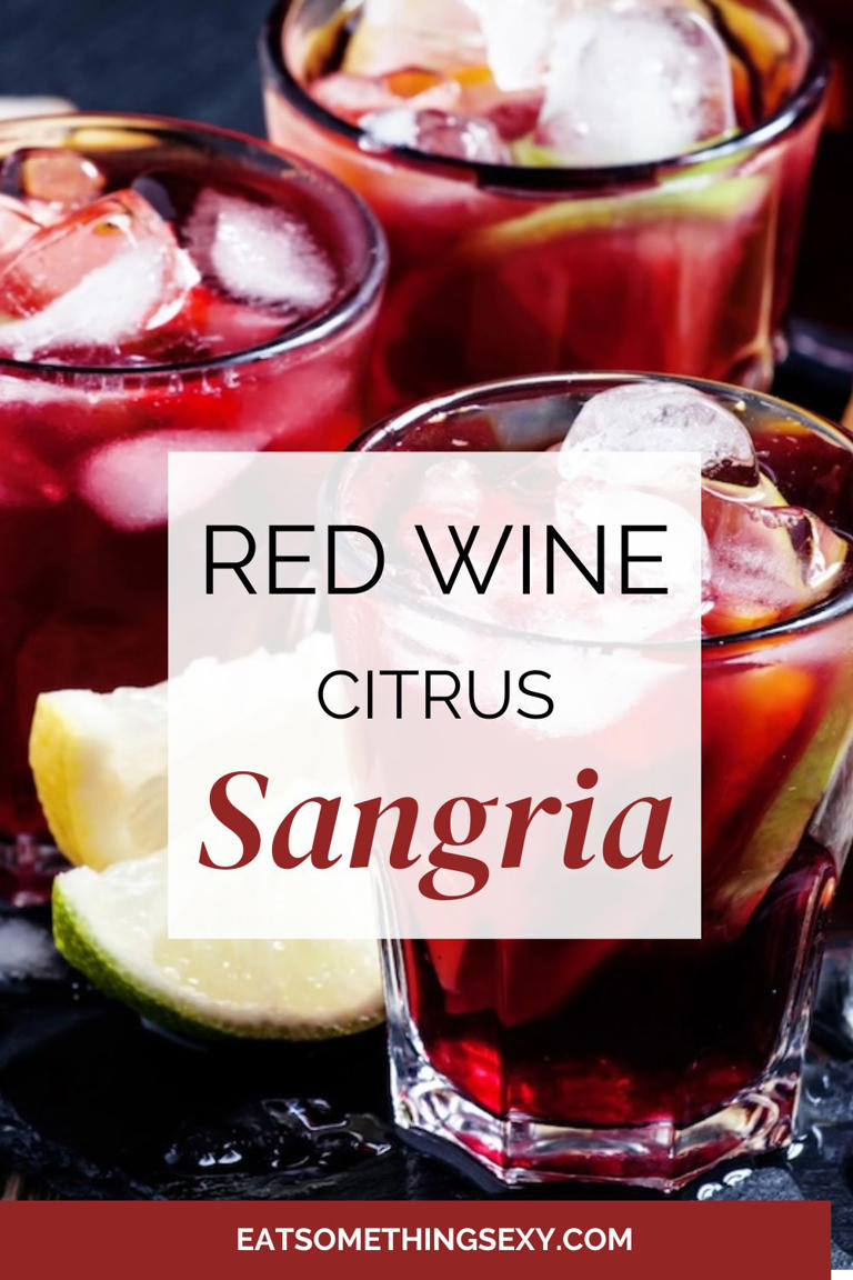 Triple citrus sangria: A red wine cocktail for chilly nights