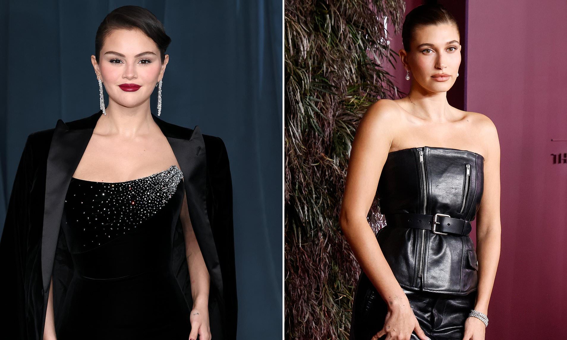Hailey Bieber takes subtle dig at Selena Gomez rift rumors during award ...