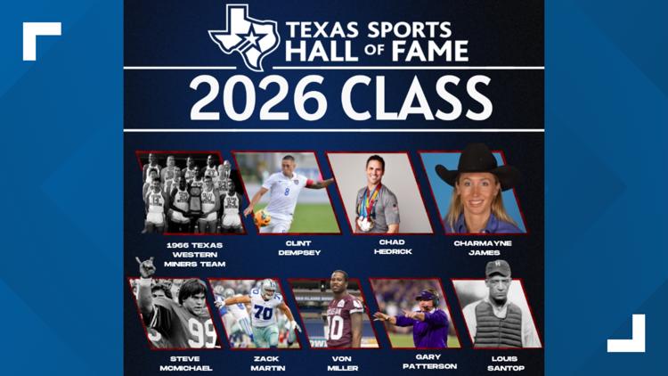 Texas Sports Hall of Fame announces 2026 class of Inductees