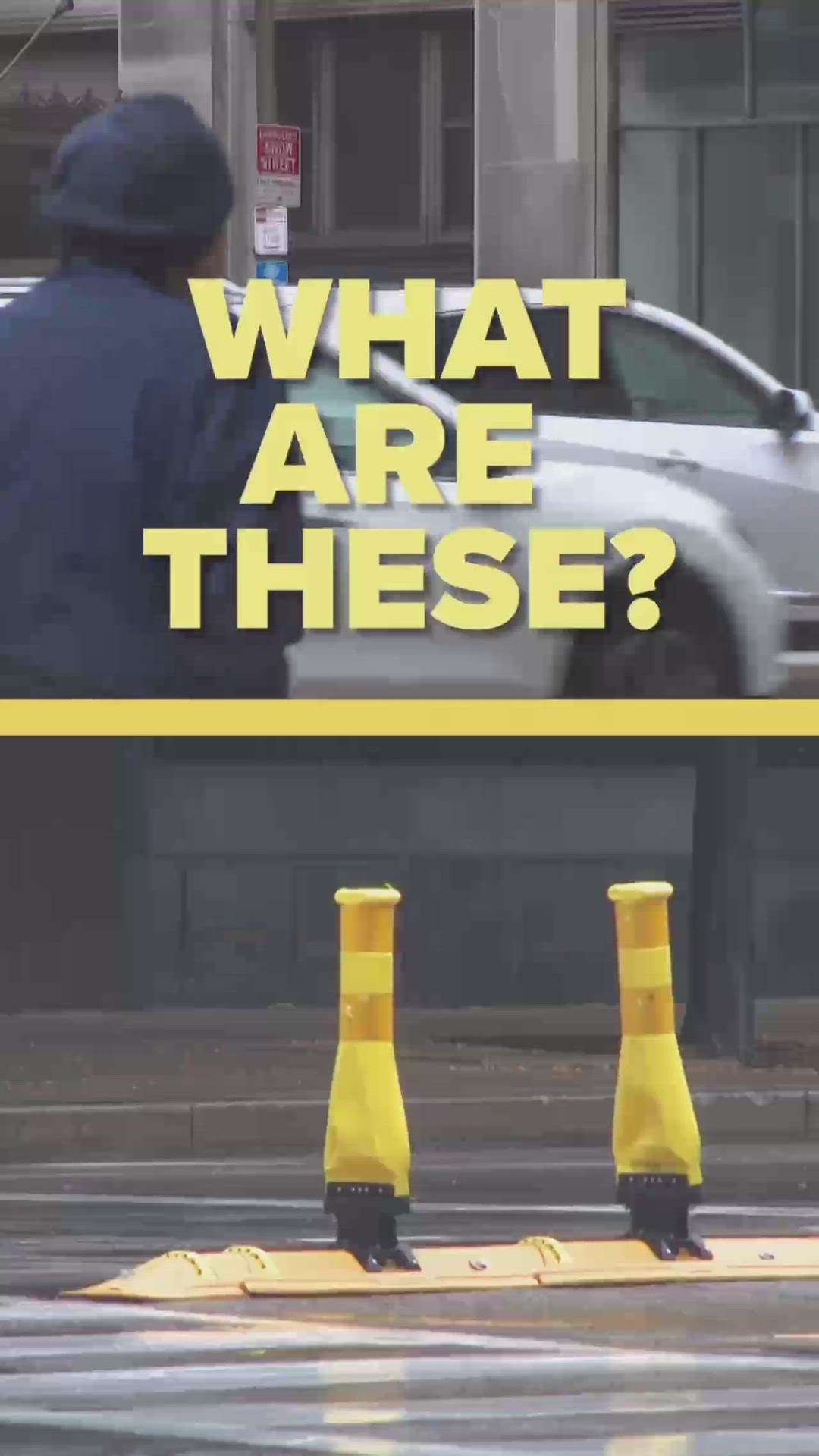 Crosswalk barriers come to downtown Cleveland