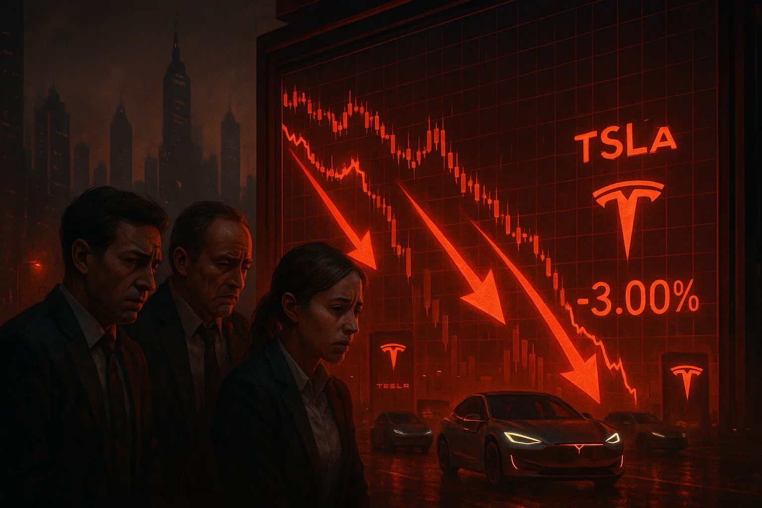 Why Tesla stock is crashing over 4% on Thursday