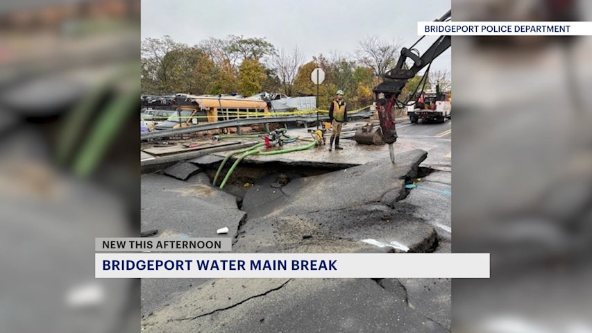 Bridgeport water main break impacts hospital service, causes school ...
