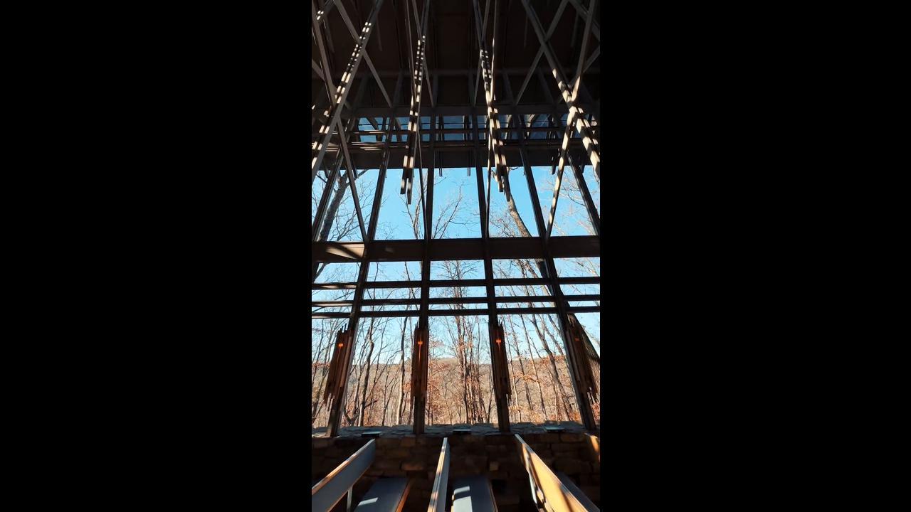Pause For A Mindful Breather At Thorncrown Chapel In Eureka Springs ...