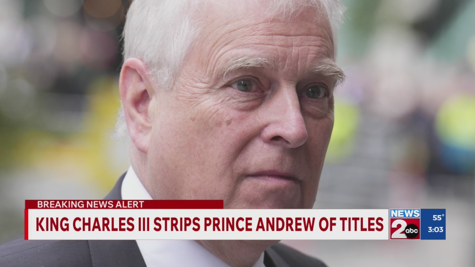 King Charles III strips Prince Andrew of titles