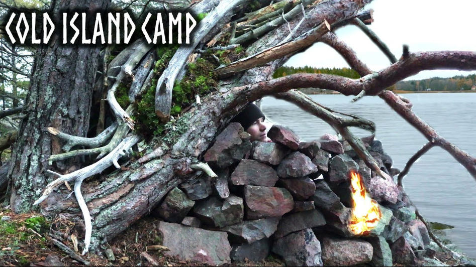 Building a Shelter on a Cold Island: Camping Survival Tips